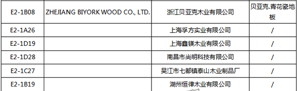 【上海參展商名錄】第十九屆中國國際地板材料及輔裝技術(shù)展覽會(huì)
